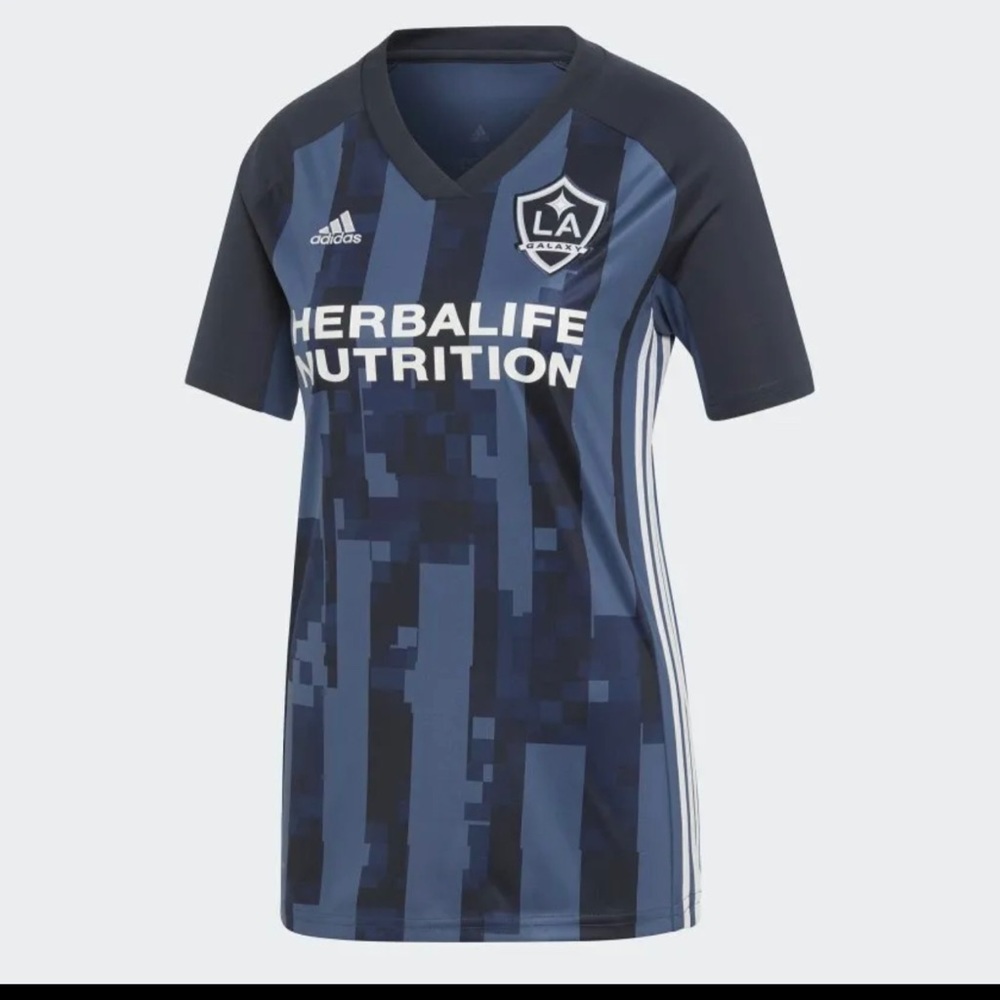 Adidas Women's LA Galaxy Away MLS Soccer Jersey DP4835 size LARGE NWT